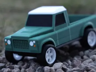Land Rover Defender - fully 3D printable