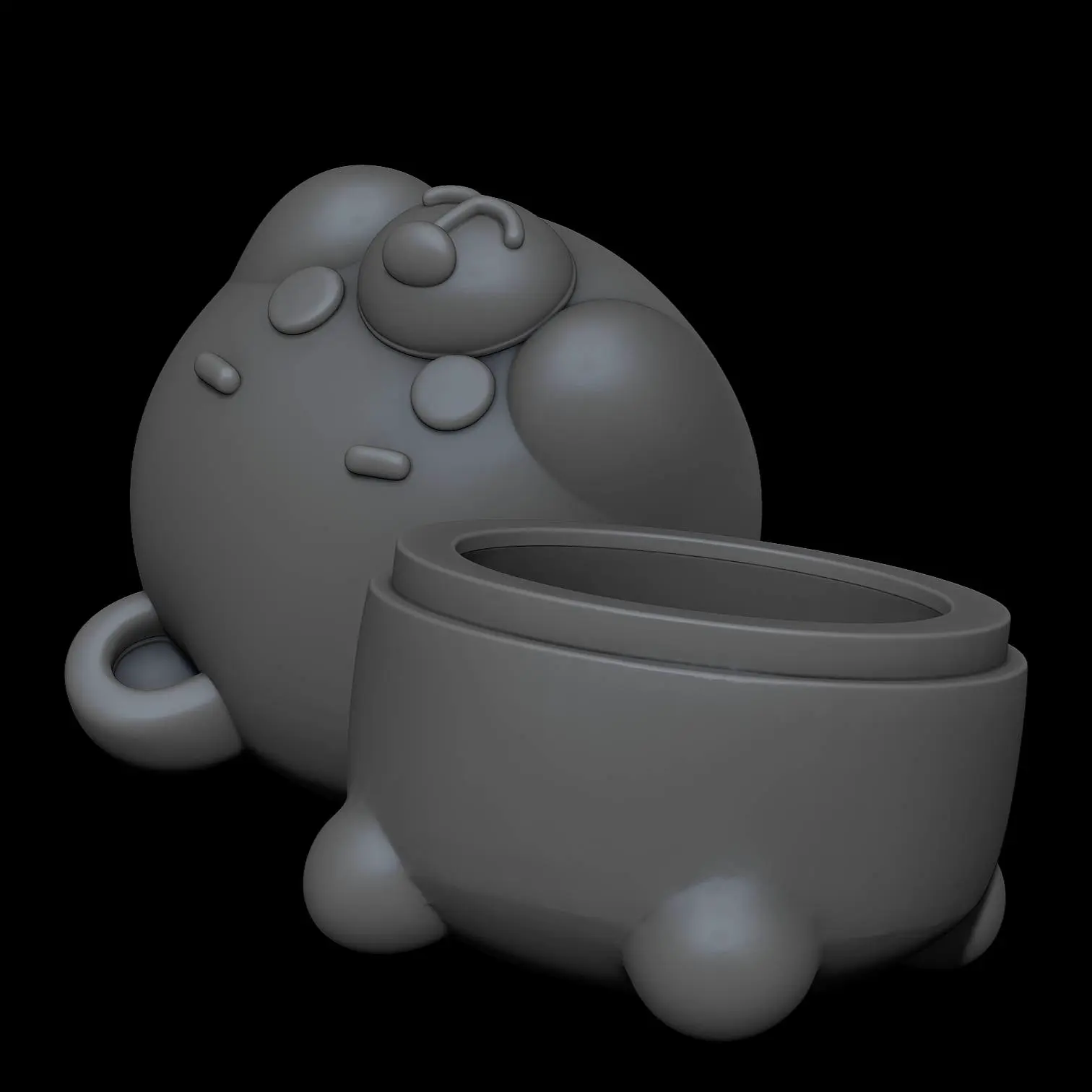 🐻 Cute Bear Head Storage Box