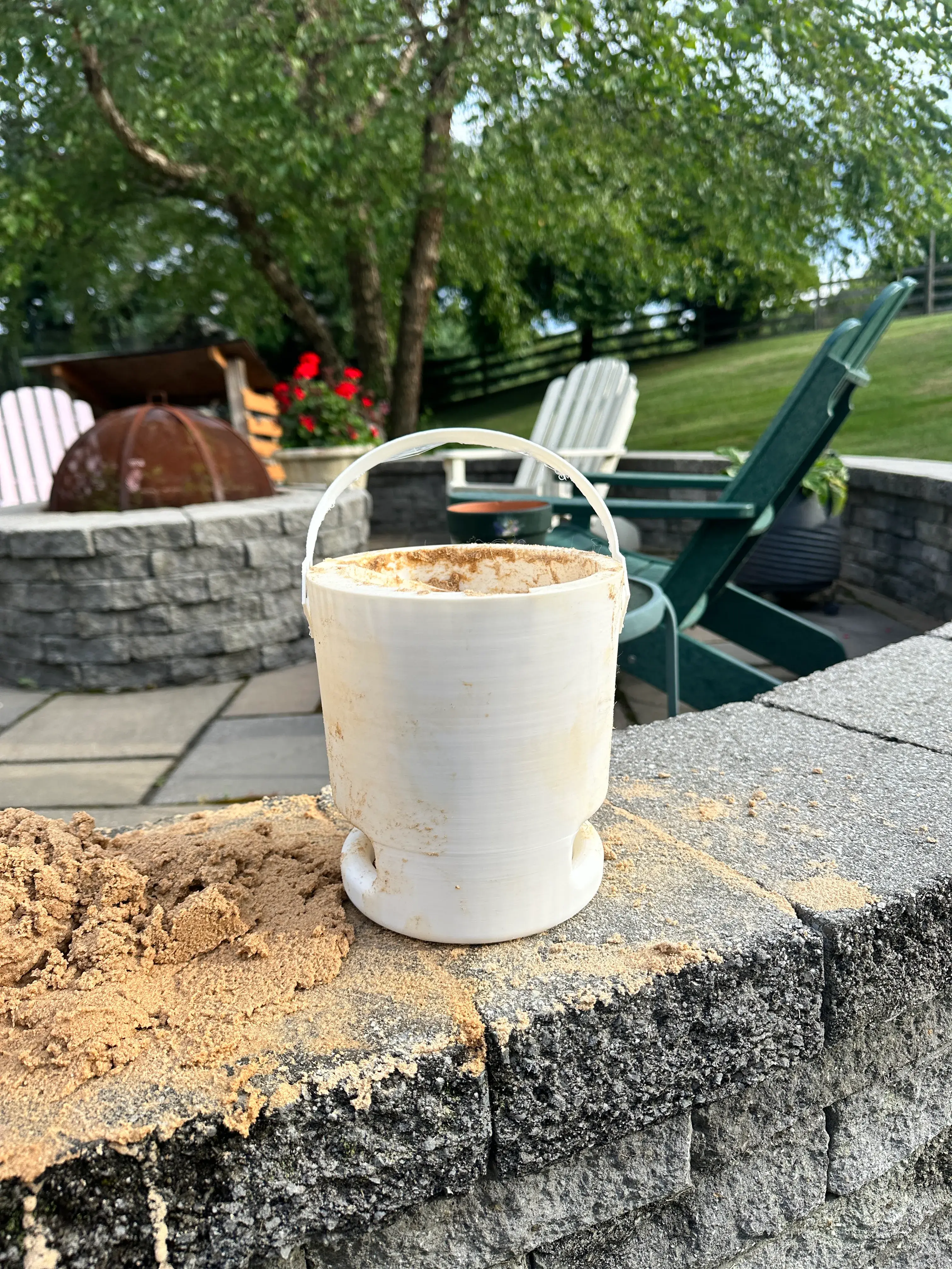 Perfect sand castle bucket