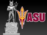 NCAA - ARIZONA STATE SUN DEVILS FOOTBALL MASCOT STATUE DECOR-0