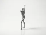 Dancing Figure Female Statue 3D Printable-2