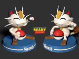 Şanslı Meowth - Pokemon fanart-1