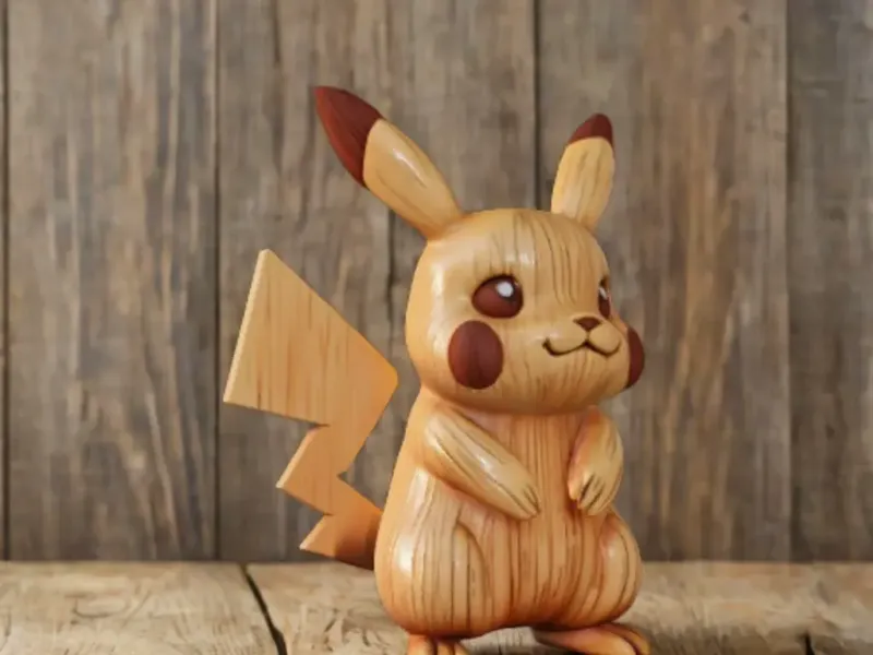 Pikachu - Carved Style