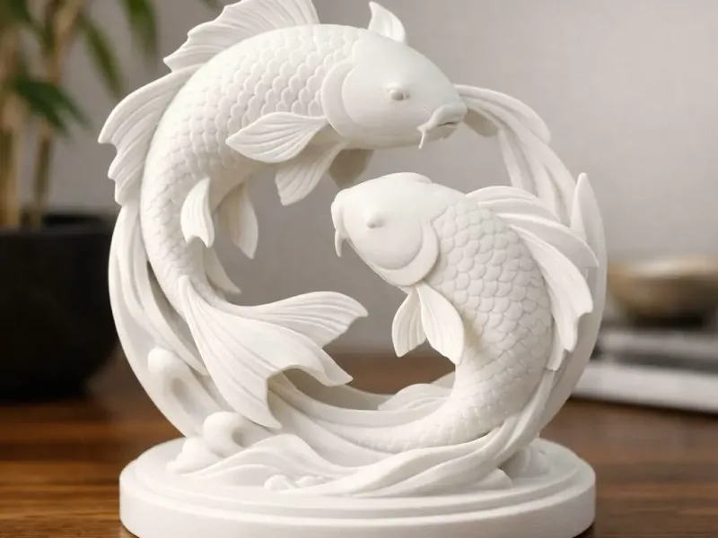 Harmony Koi Sculpture