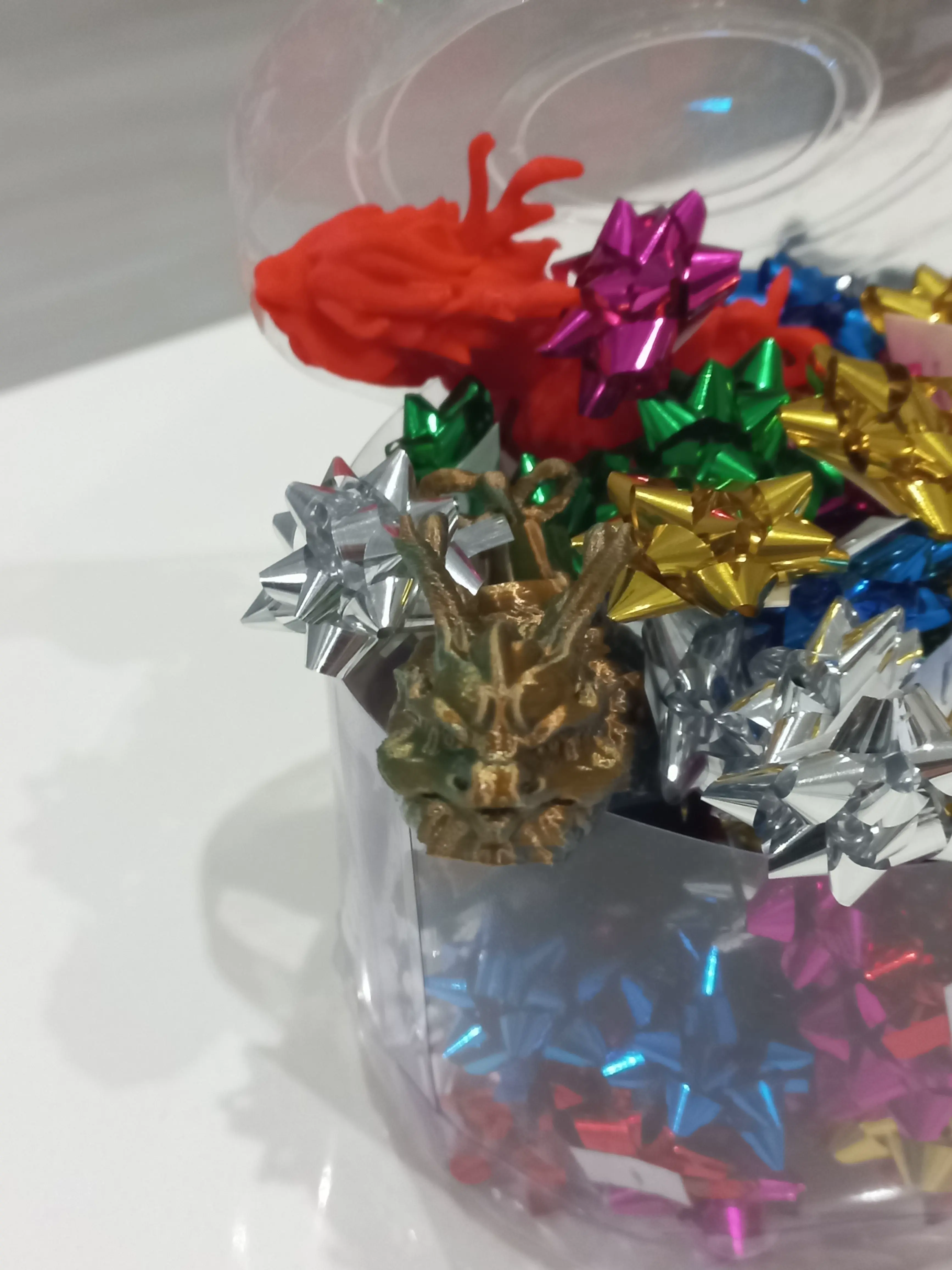 Flexible Oriental Christmas Dragon - Cute 3D Printable Model