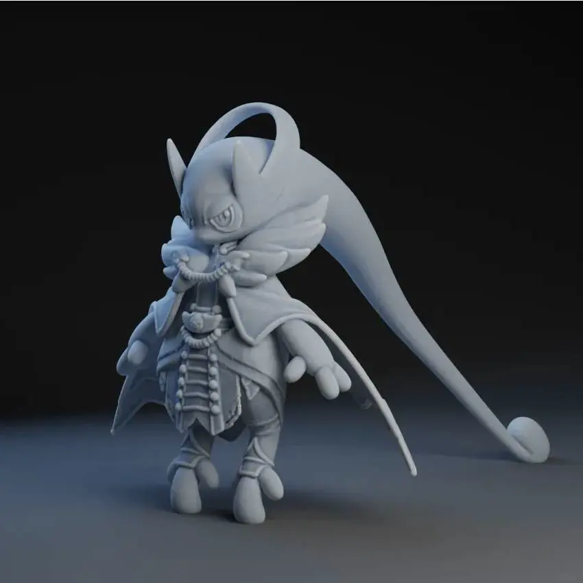 💥 Mega Mewtwo – 3D Printable Pokémon Statue