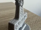 Viking berserk statue-3
