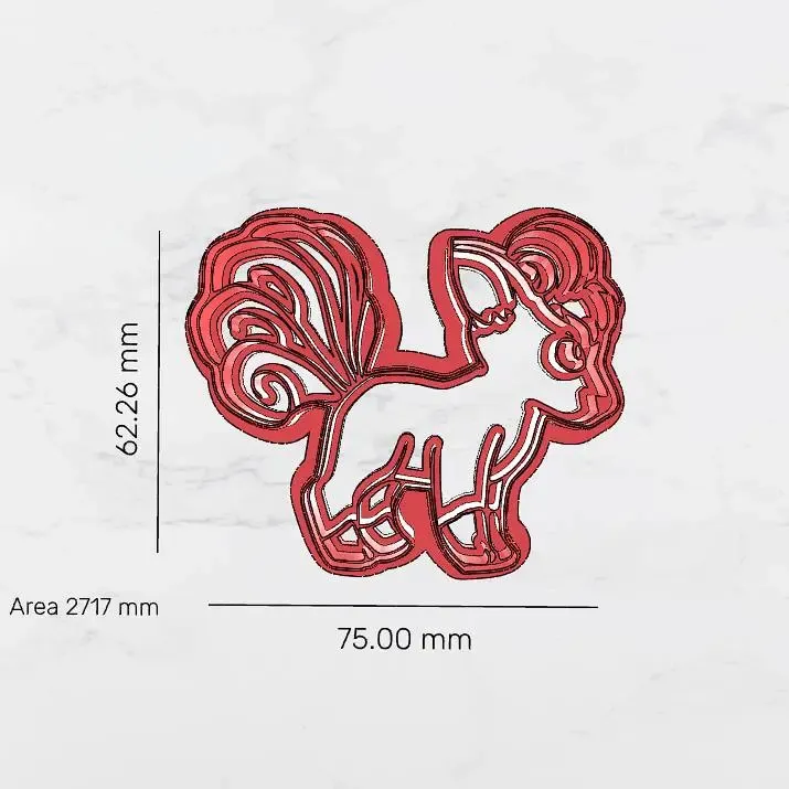 vulpix cookie cutter new
