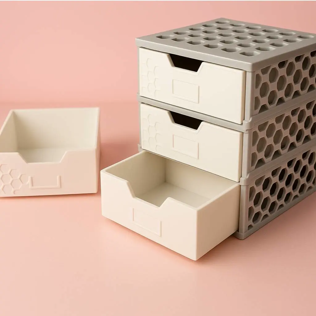 3D Printer Files | 3MF File | Drawer Box with hexagonal pattern ...