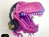 T-REX DINOSAUR HEAD WALL MOUNT NO SUPPORTS-3