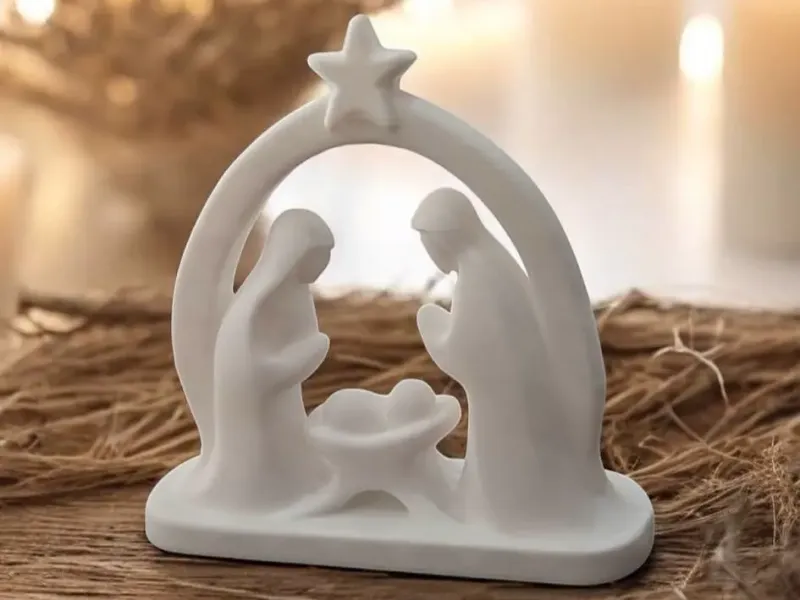 Presepe – Decorazione Natalizia Minimalista