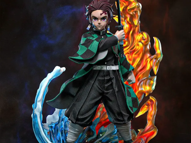Actionfigur Anime Tanjiro Kimetsu no Yaiba Demon Slayer