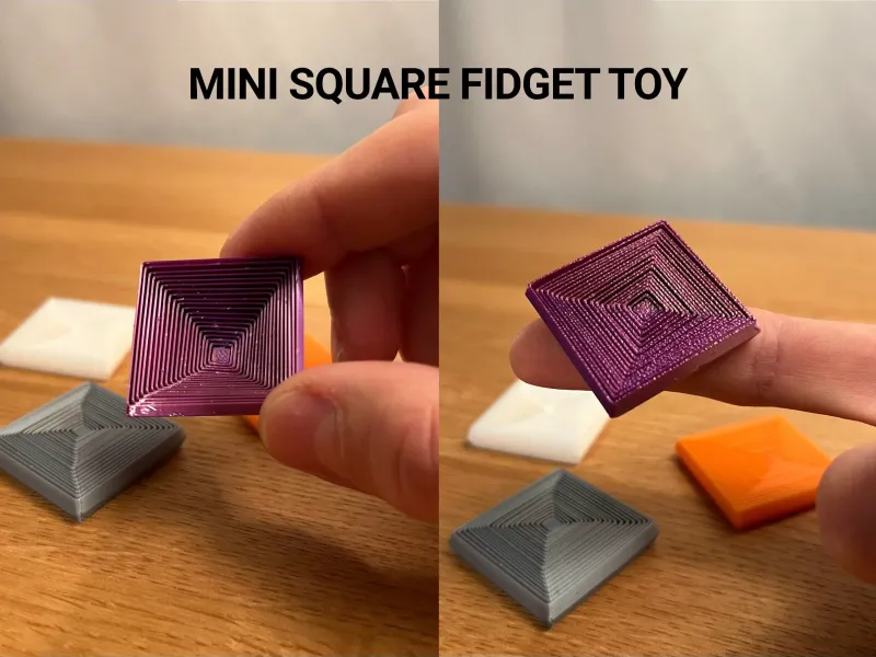 Mini Brinquedo Fidget Quadrado
