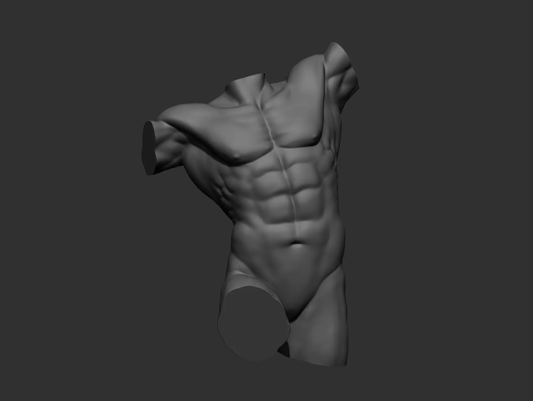 3 Posturas de torso masculino