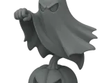 Anime Ghost on pumpkin-3
