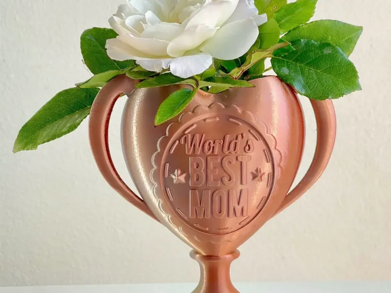 ¡TROFEO A LA MEJOR MAMÁ DEL MUNDO! (SIN SOPORTES/SIN BALSA)