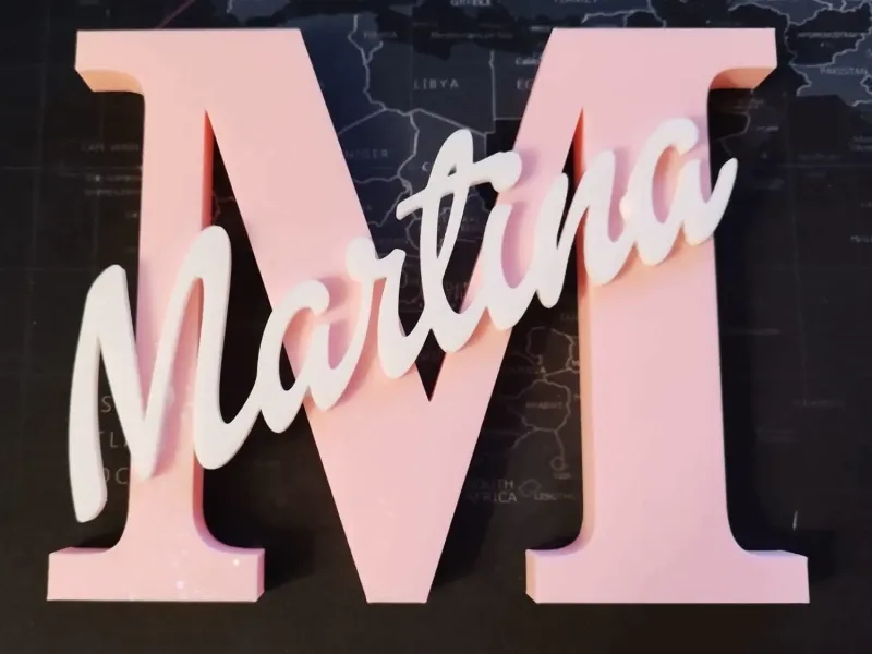 INICIAL M CON NOMBRE MARTINA