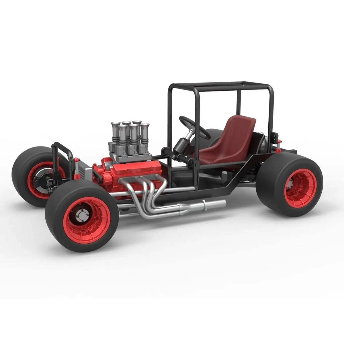 Vintage Supermodified stock car Base Scale 1:25