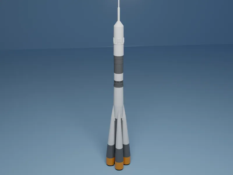 TARJETA KIT COHETE SOYUZ