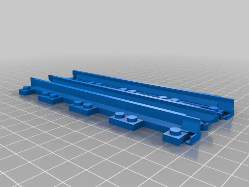Șine Lego cu ecartament îngust - drepte regulate 