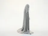 Veiled Lady Figurine Female Figure 3D Printable-1
