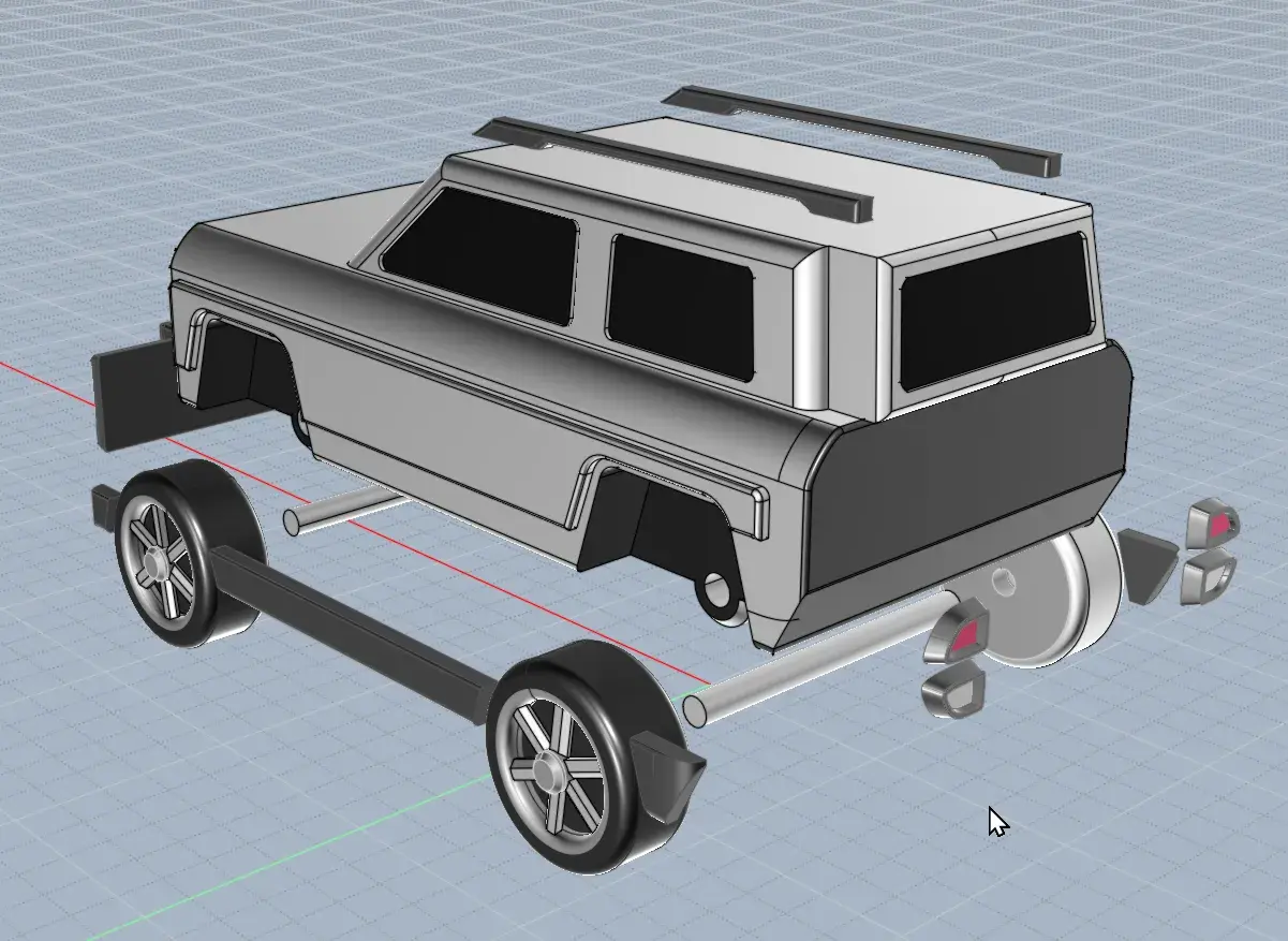 3d printable vehicle concept