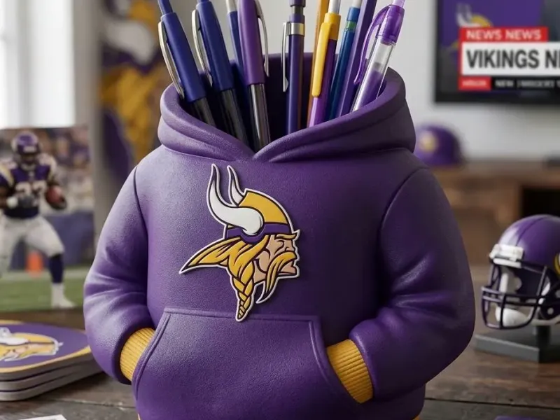 MINNESOTA VIKINGS HOODIE PEN HOLDER