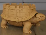 Armored Turtle Planter Container Fantasy Garden Decor-5