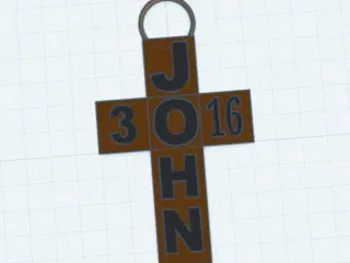John 3:16 keychain