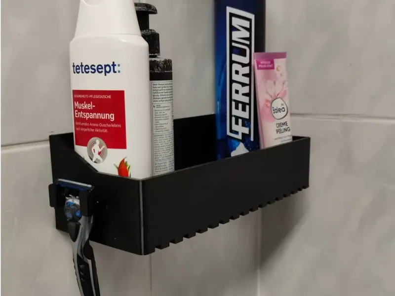 Shower Organizer with double Razor Holder