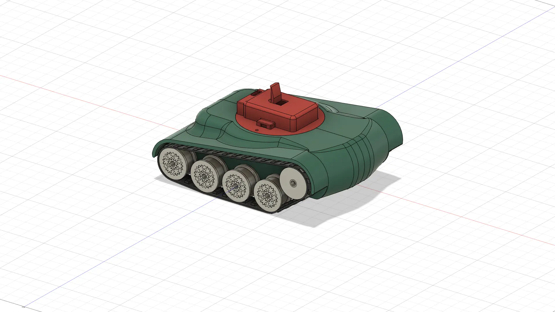 3D PRINTED TRACK (TANK) VEHICLE WITH ESP32 CAM