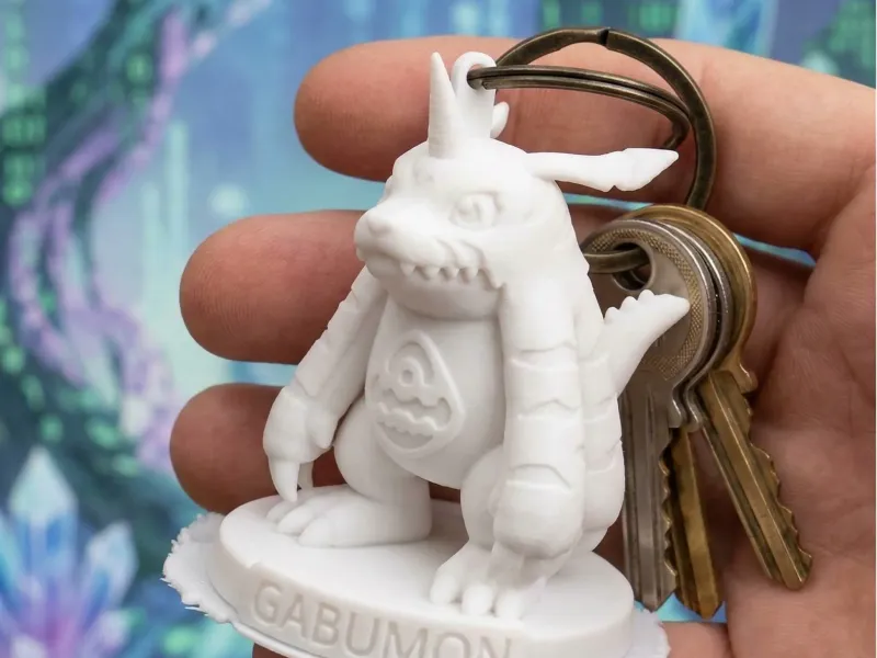 LLavero de Digimon - Gabumon