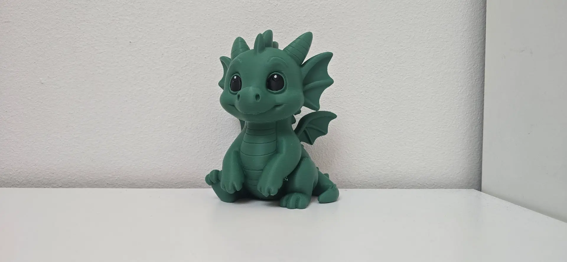 Cute Sitting Baby Dragon Holiday Figurine