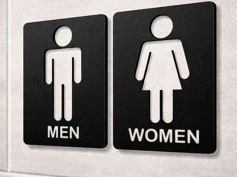 WC sign