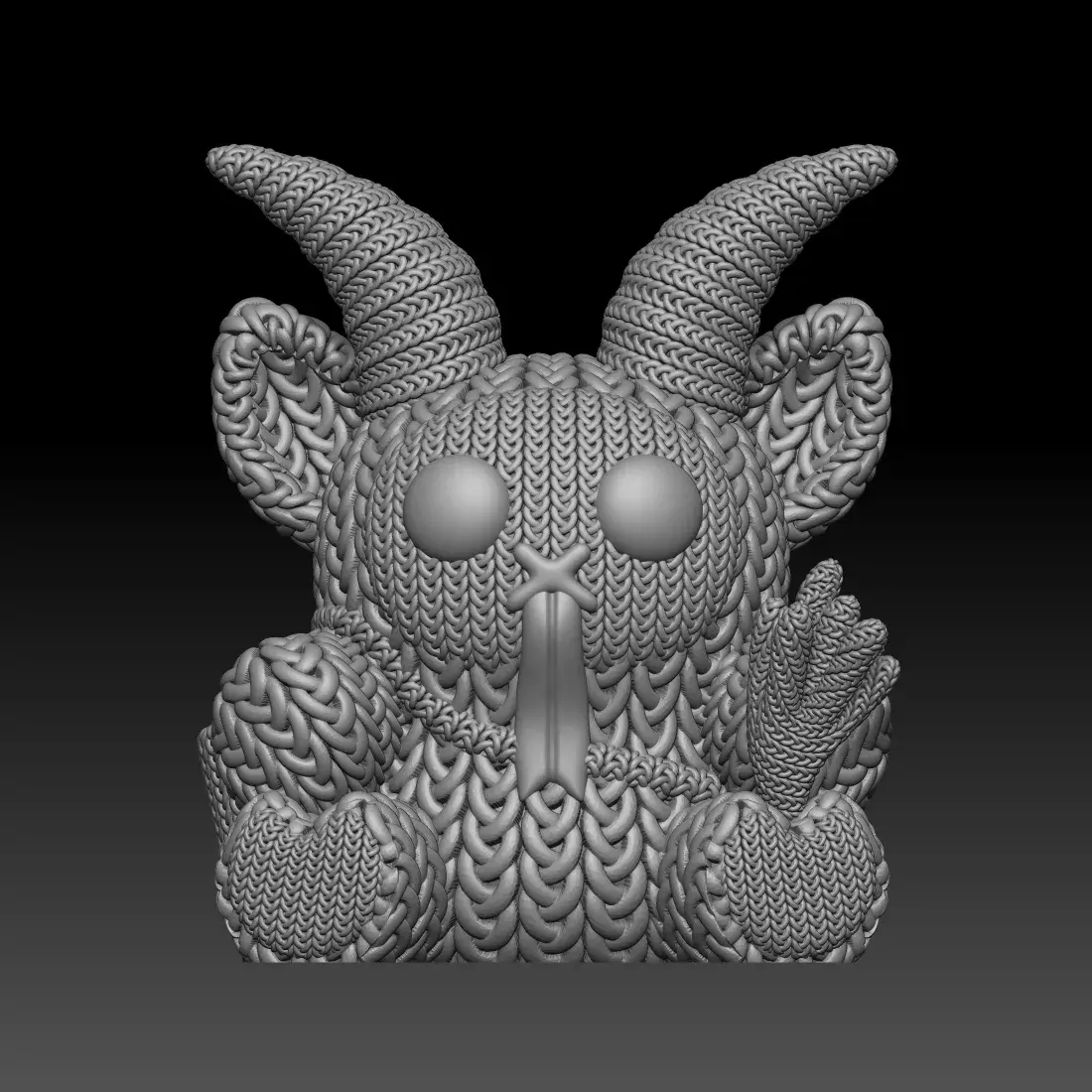 Knitted Krampus