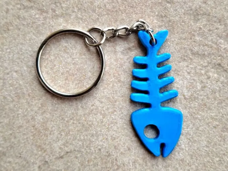 FishBone Keychain