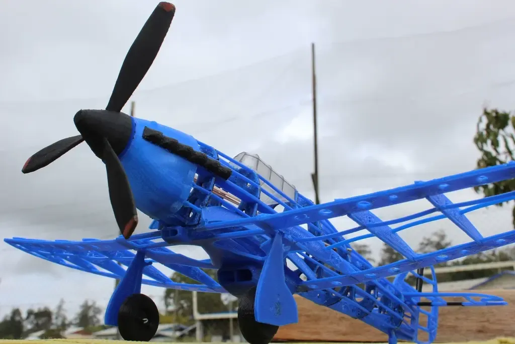 Hawker Hurricane MKIIA rubber band model plane
