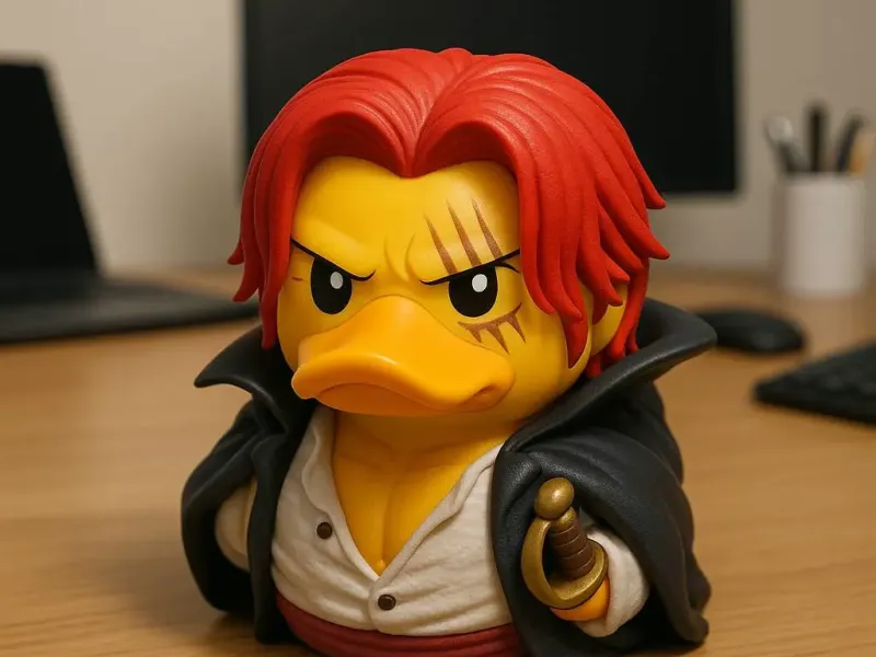 Canard en Caoutchouc - Shanks One Piece - impression 3D