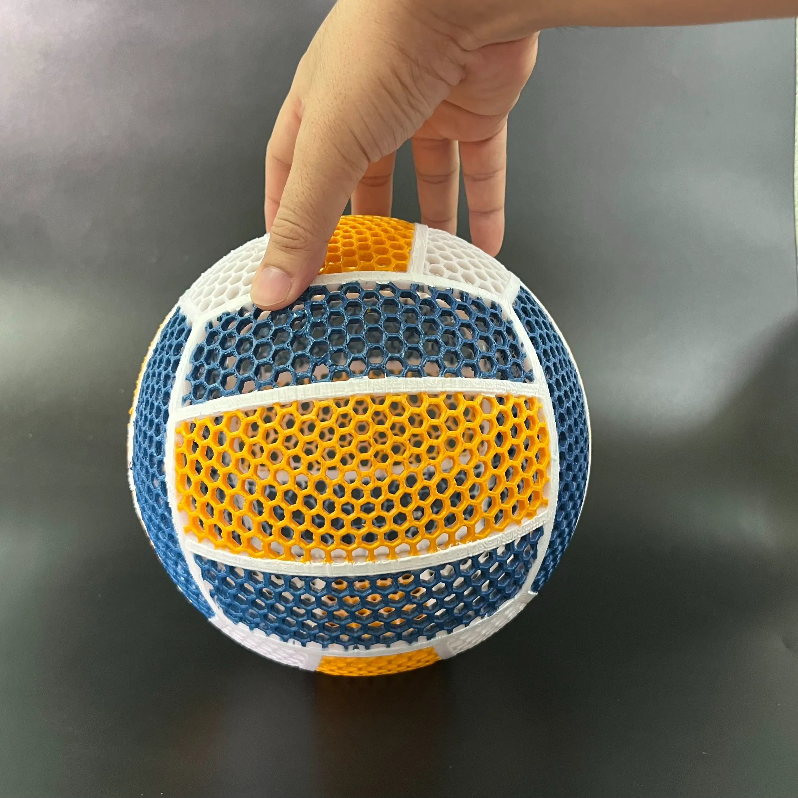 AIRLESS VOLLEYBALL - STL & 3MF MULTICOLOR