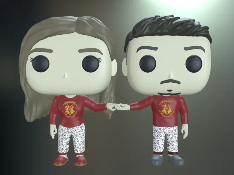 Funko pareja magos Hogwarts