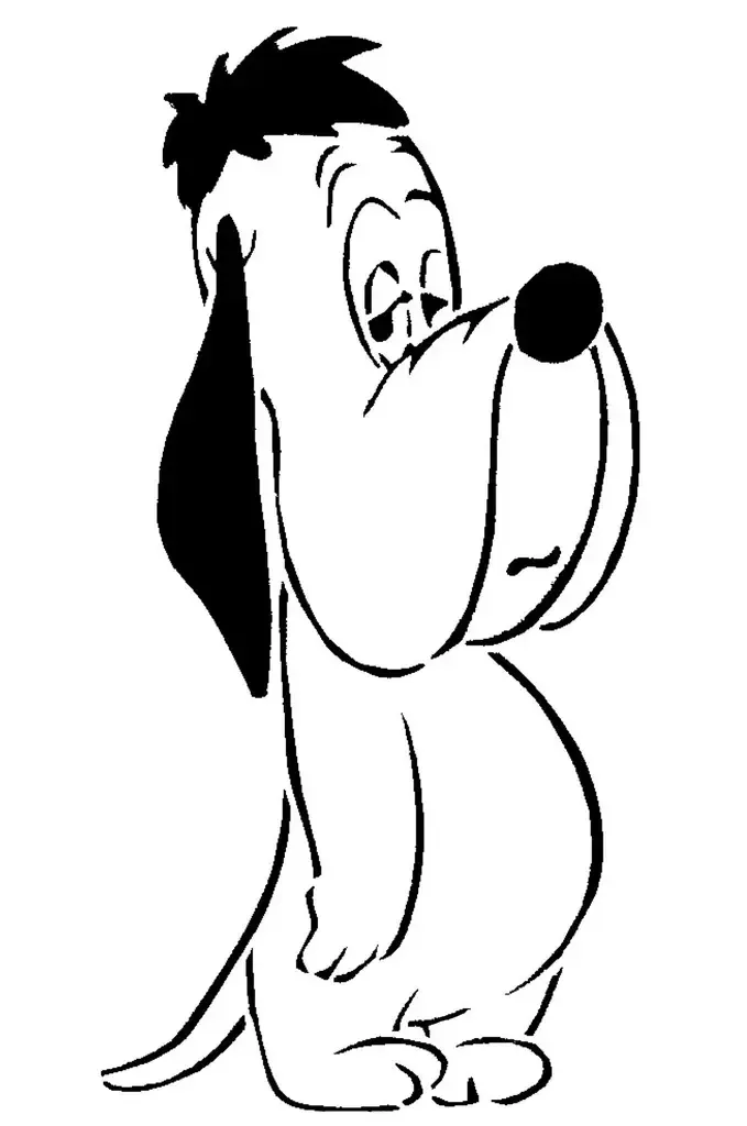 Droopy stencil