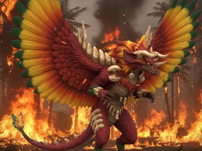 Yharom jungle dragon