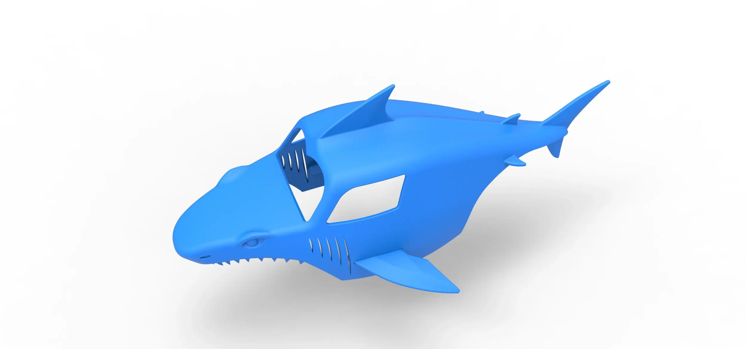 Shark shell for monster truck Scale 1:25