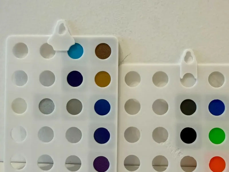 Suporte de Parede com Clipe para Painel de Amostras da Bambu Lab