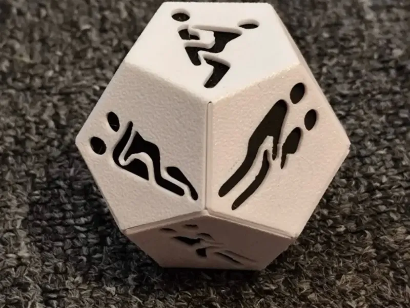 Dodecahedron adult dice