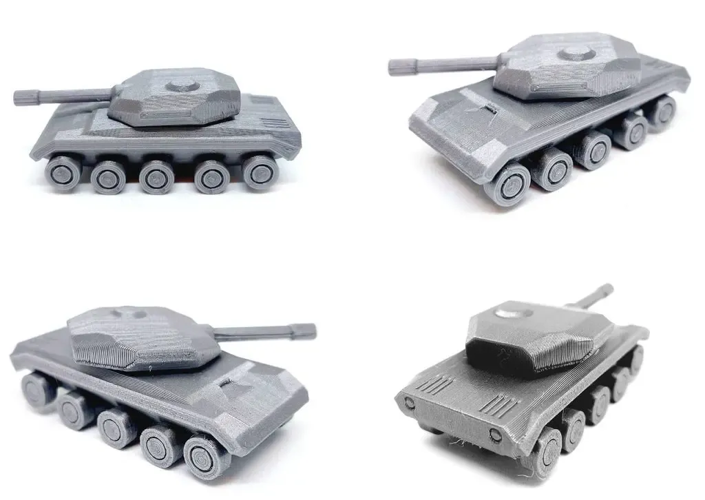 Tank toy - Print in place ! 
