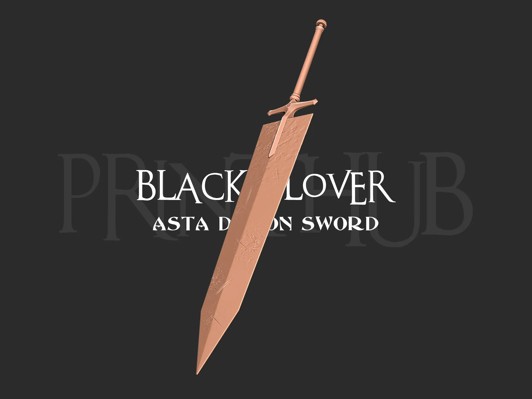 Espada Asta Caçadora de Demónios - Arma Black Clover