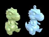 Cute Mini Trex + Keychain-1
