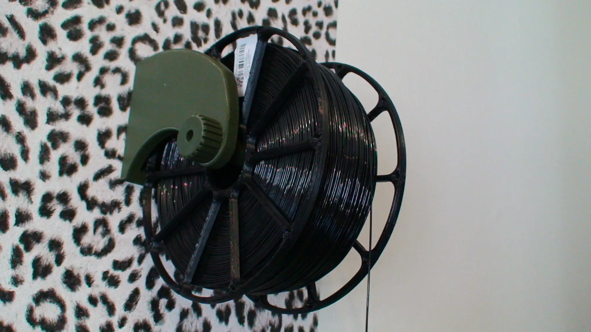 Wall mounted filament coil holder 3 kg