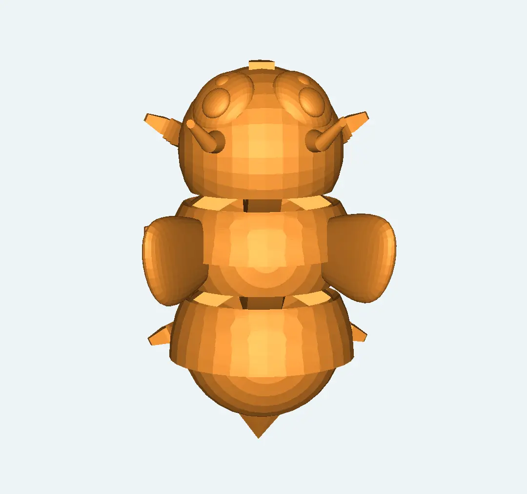 Other STL Download - Bee - Cute Bees Articulated and flexiby OliandBell
